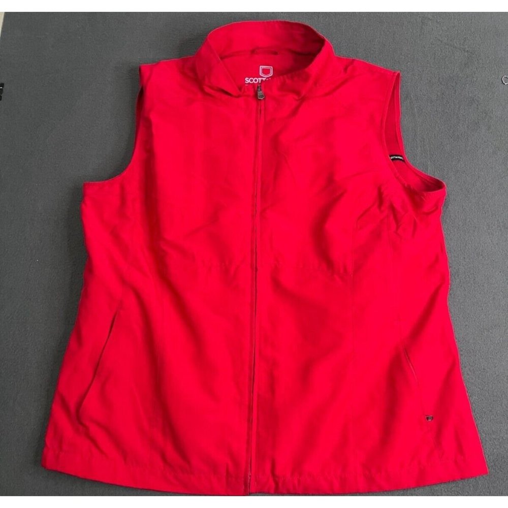 Scottevest Vest Womens 2XL Red RFID Travel Pockets
